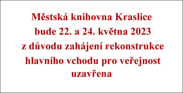 Uzaven knihovny